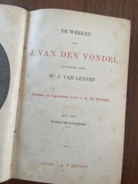 De werken van J. van den Vondel - Ovidius