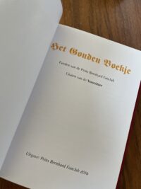 Het gouden boekje - Parolen van de Prins Bernhard fanclub