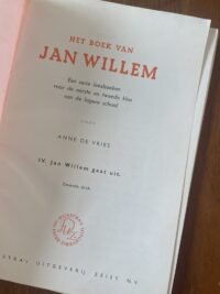 Anne de Vries - Het boek van Jan Willem