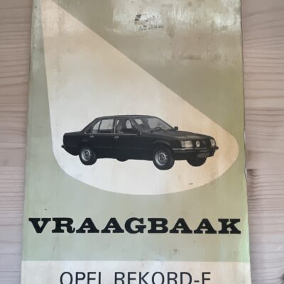 P. Olyslager - Vraagbaak Opel Rekord - modellen 1977 -1982