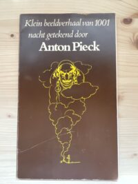 Klein beeldverhaal van 1001 nacht getekend door Anton Pieck