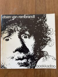 Voorkant van de geniete brochure Etsen van Rembrandt door Annemarie Vels Heijn Boekkadoo 1971