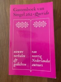 Voorkant van het literaire jaarboek Gastenboek van Singel 262 uit 1964 uitgegeven door Querido