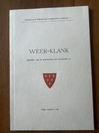 Voorkant van het boek Weer-klank opstellen over de geschiedenis van Amersfoort uit 1962 - Softcover