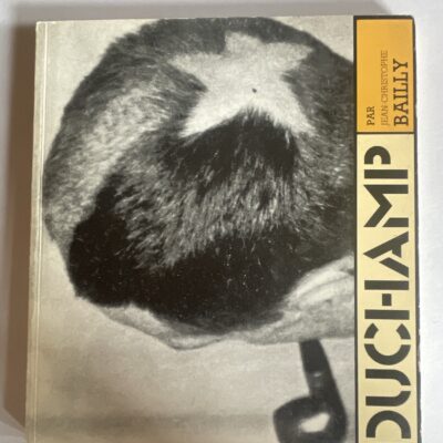 Voorkant van de kunstmonografie Marcel Duchamp door Jean-Christophe Bailly uitgeverij Hazan