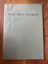 de-terugkeer-marga-minco-otto-treumann-1965-front.jpg Voorkant van de zeldzame uitgave De terugkeer door Marga Minco groene omslag ontwerp Otto Treumann 1965
