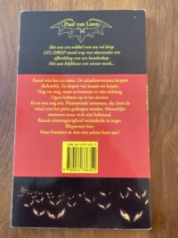 lyc-drop-paul-van-loon-kinderboekenweekgeschenk-1997-9789074336352-back.jpg Achterkant met de korte samenvatting van het griezelboek Lyc-drop