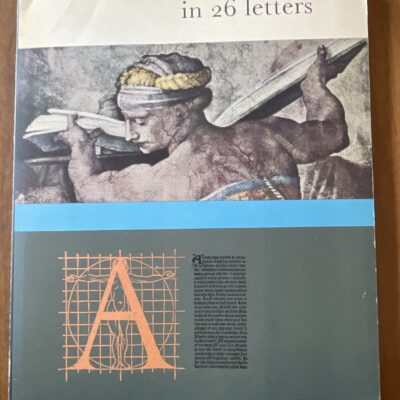 Voorkant van het boek In 26 letters uitgegeven ter gelegenheid van de 25ste Boekenweek 1960 - Softcover