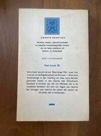 Achterkant van het pocketboek Het boek IK uit de Zwarte Beertjes serie