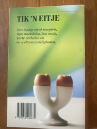 Tik n eitje - Achterkant boekomslag met beschrijving