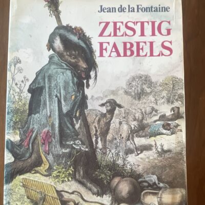 Zestig fabels van Jean - Voorkant boekomslag met gravure