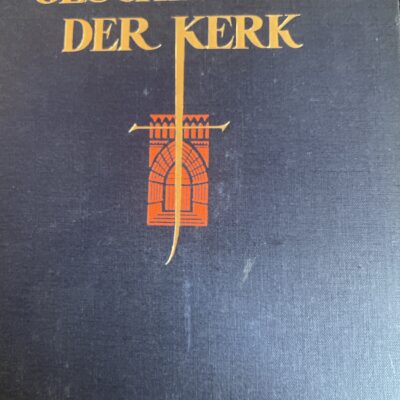 Voorkant van het hardcover boek Geschiedenis der Kerk Eerste deel door Prof. Dr. F.W. Grosheide