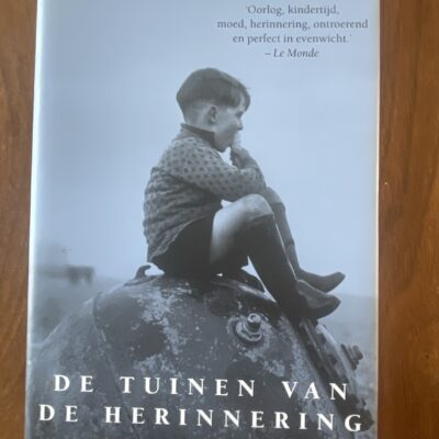 De tuinen van de herinnering - Voorkant boekomslag door Michel Quint