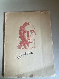 Egmond en Oranje J W von Goethe - Voorkant boekomslag paperback Wereldbibliotheek 1949