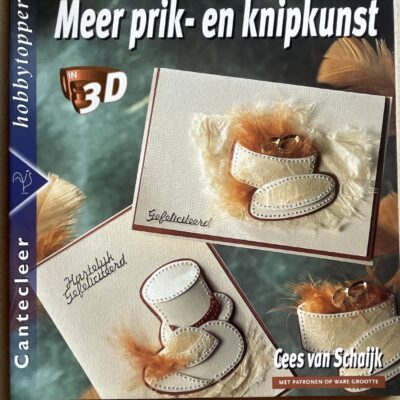 Meer prik- en knipkunst Cees van Schaaijk - Voorkant boekomslag Cantecleer