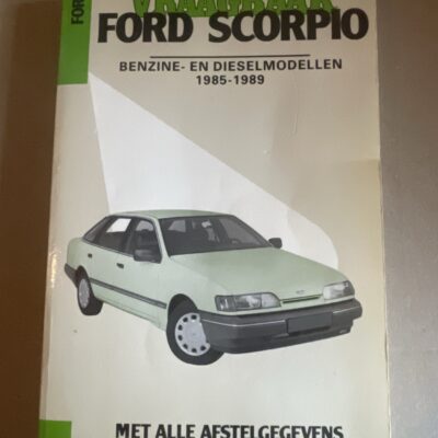Vraagbaak Ford Scorpio 1985-1989 PH Olving - Voorkant boekomslag werkplaatshandboek Kluwer