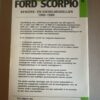 Vraagbaak Ford Scorpio 1985-1989 PH Olving - Achterkant boekomslag Kluwer