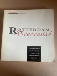 Rotterdam Vrouwenstad jubileumboek Rotterdamse Vrouwenraad - Voorkant boekomslag paperback 1986