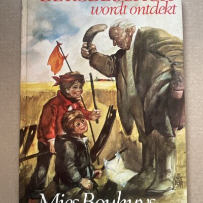 De rode schuit wordt ontdekt Mies Bouhuys - Voorkant boekomslag hardcover kinderboek