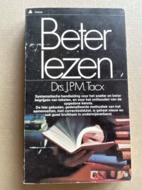 Beter Lezen Drs JPM Tacx - Voorkant boekomslag Prisma pocket no 1801 Het Spectrum