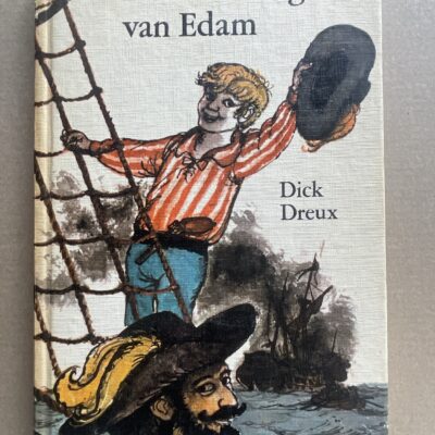 De stormvogel van Edam Dick Dreux Carl Hollander - Voorkant boekomslag hardcover AP-jeugdserie De Arbeiderspers 1968